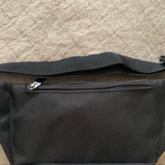 Black Waist Fanny Pack 2 compartments - Picture 5 of 6